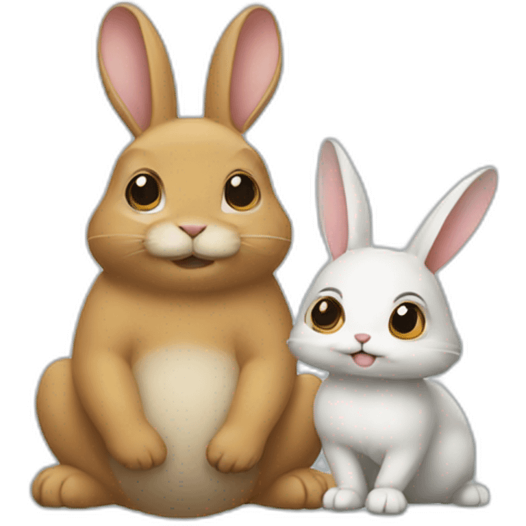 forg and rabbit emoji