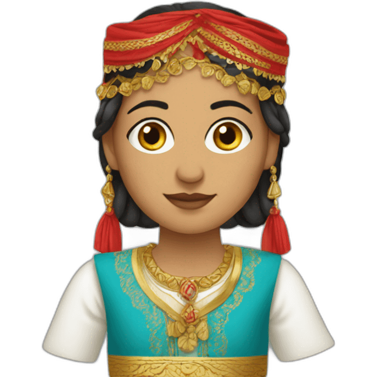 Tenue traditionnel Tunisienne emoji