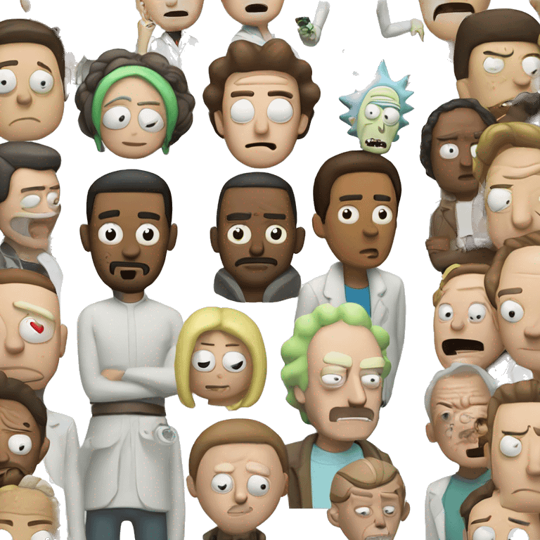 rick and morty emoji