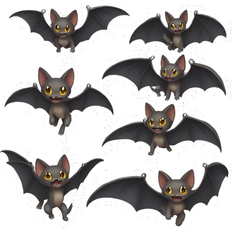 Bat-Cat-Pokémon emoji