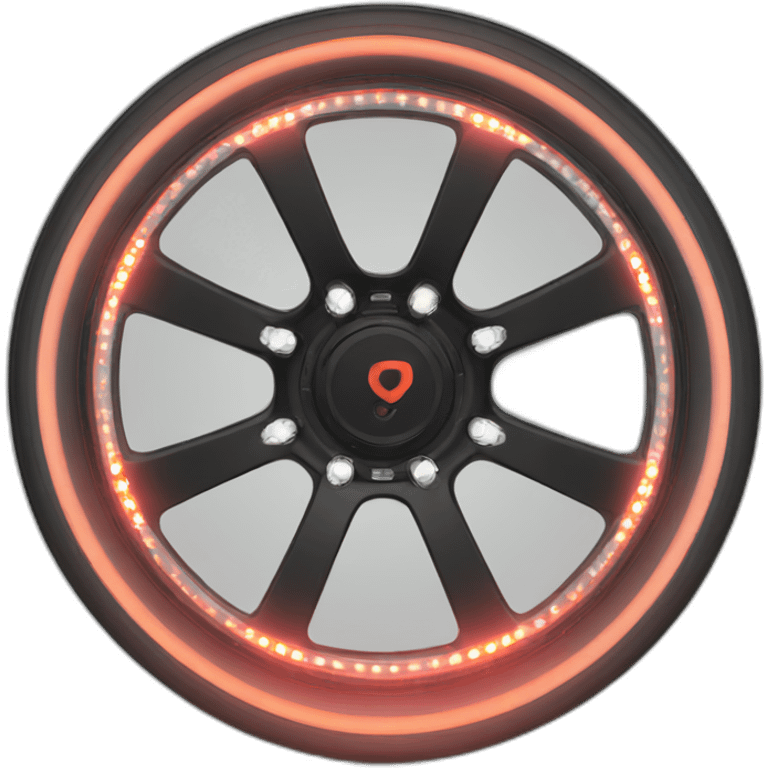 tuning wheel with led lights emoji