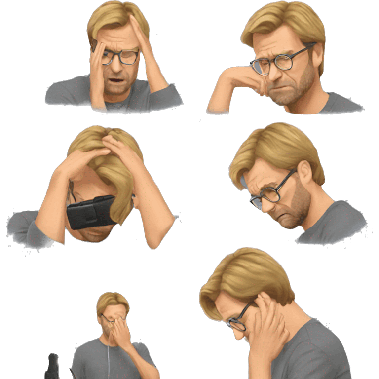 Klopp facepalm emoji