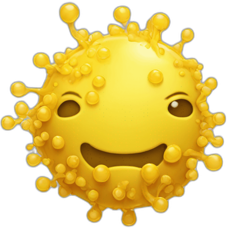 phospholipid yellow without face emoji