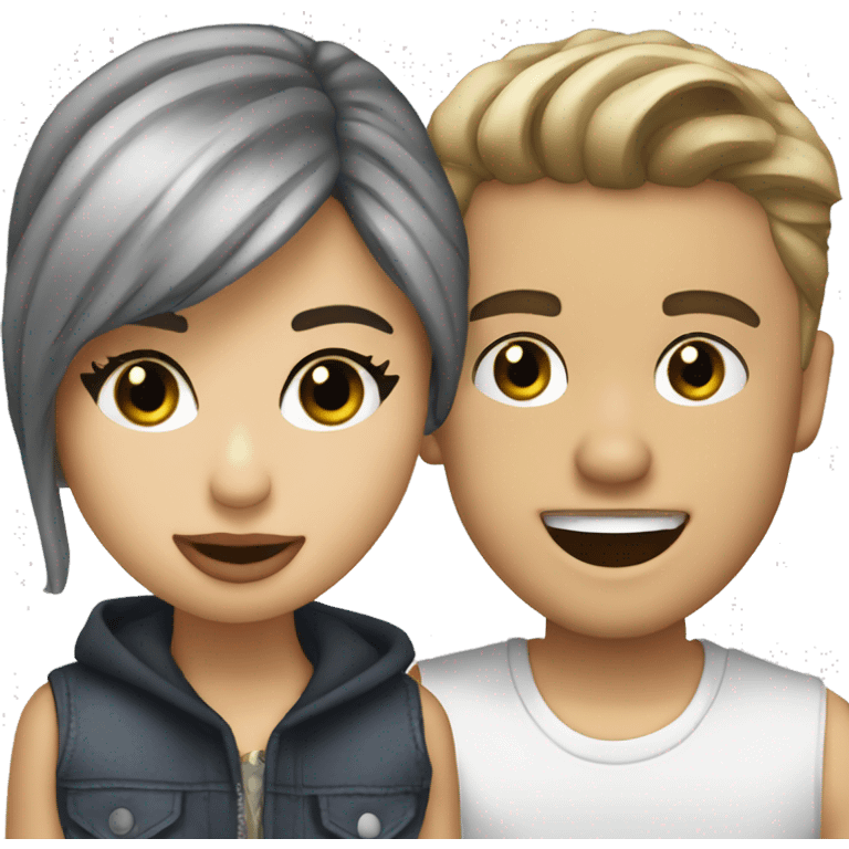 Selena Gomez and Justin Bieber  emoji