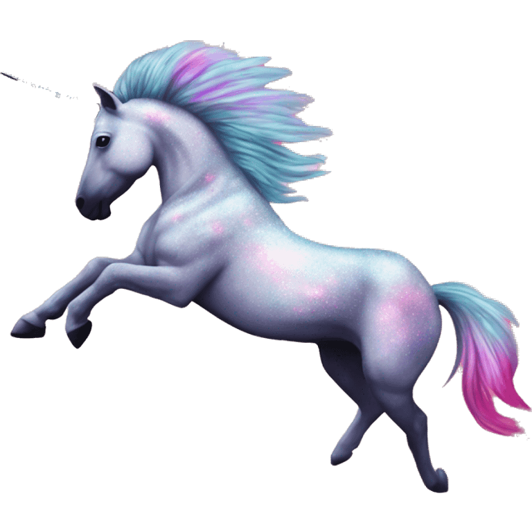 Zebra sparkling nebula unicorn Pegasus running collage roses emoji