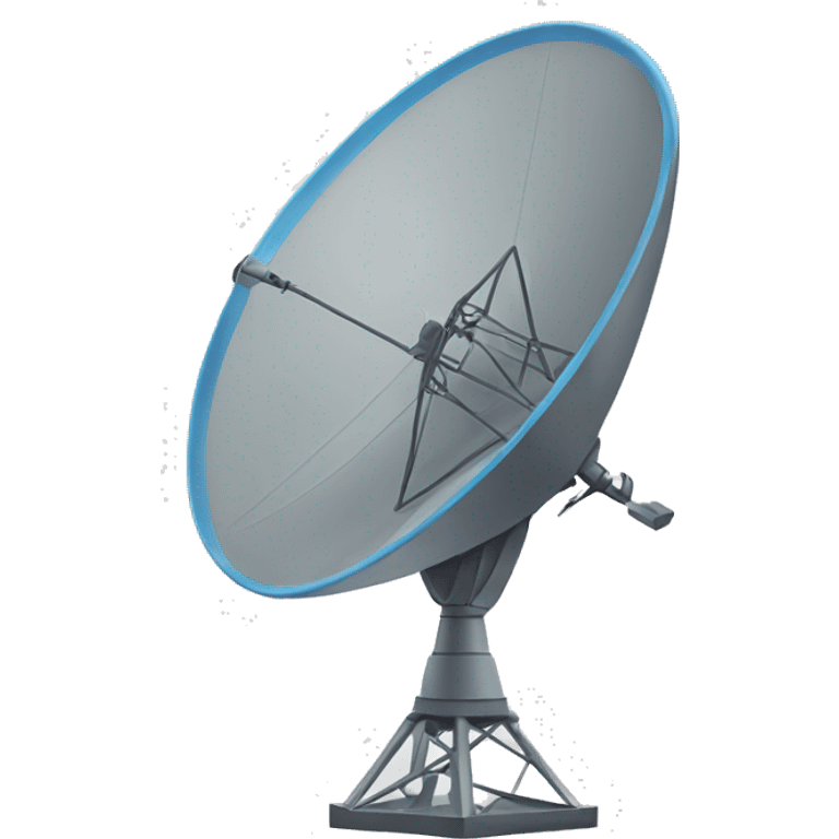 Tv satellite dish emoji