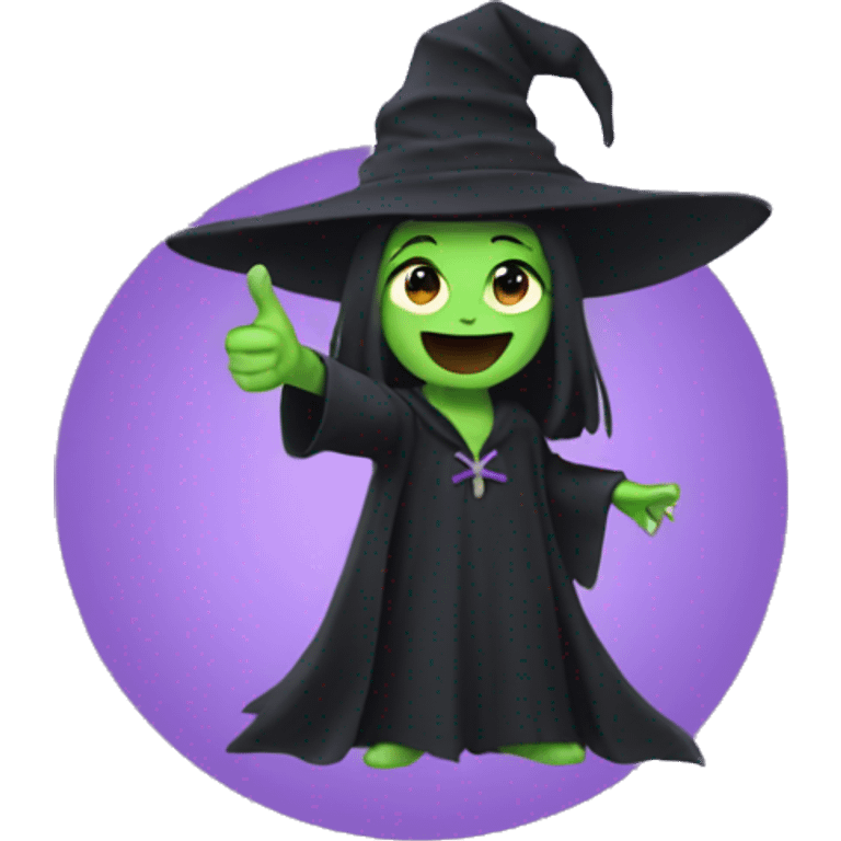 Witch thumbs up emoji