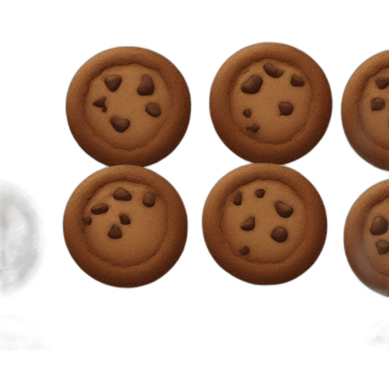 chocolate cookie emoji