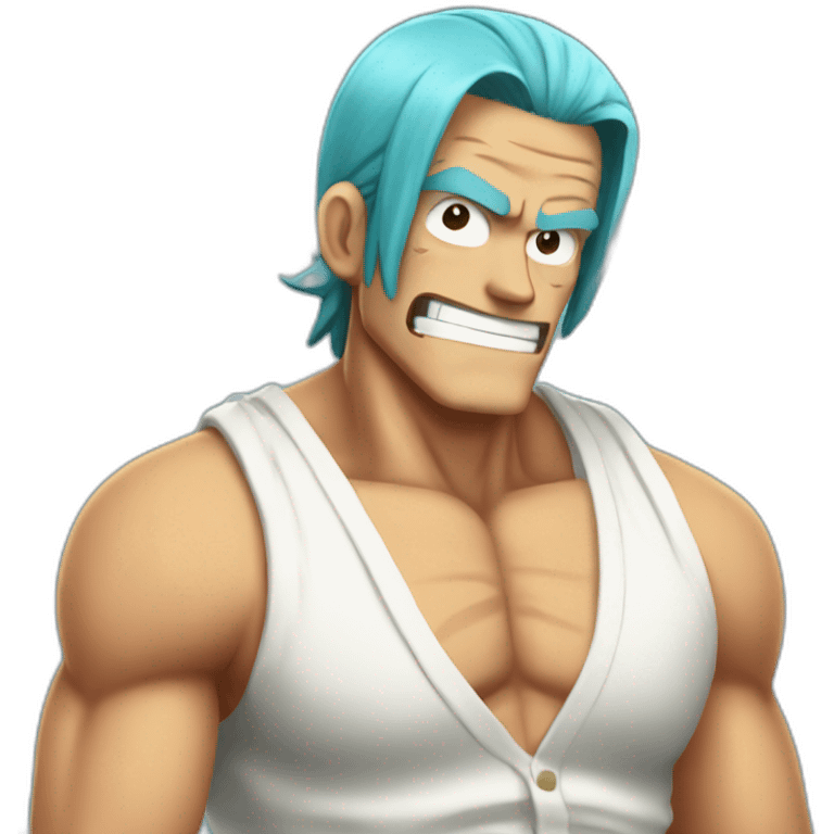 Franky One Piece Pose emoji