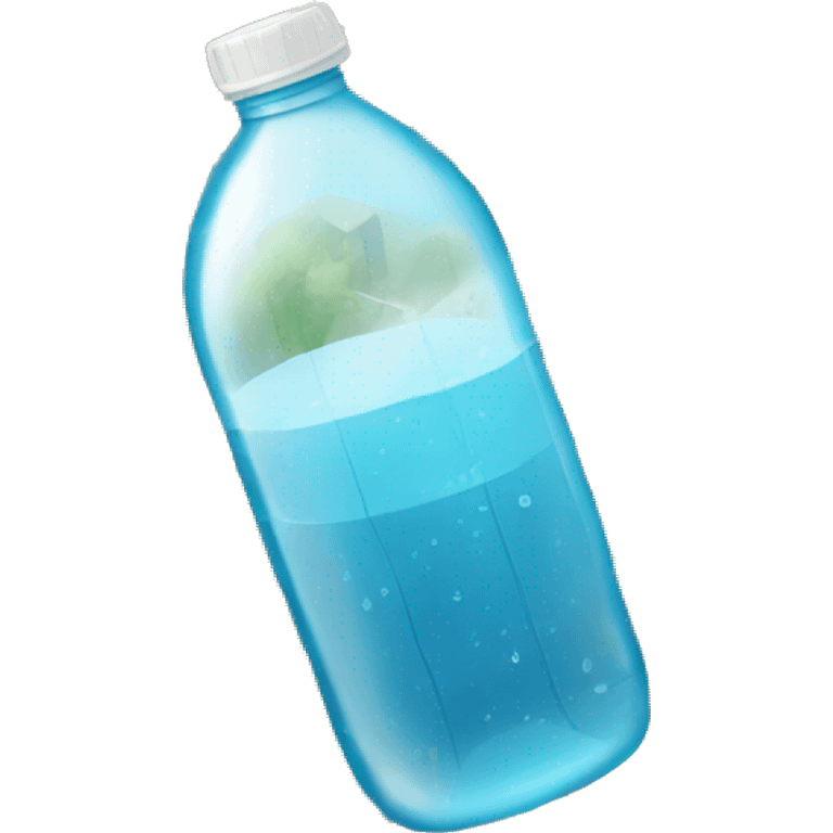 city with plastic pet bottle emoji