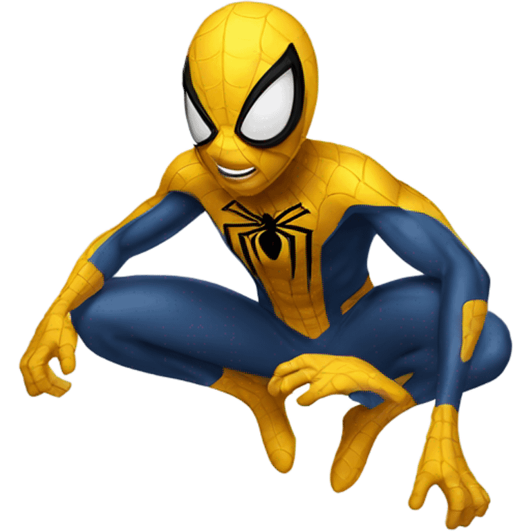 Yellow Spider Man  emoji