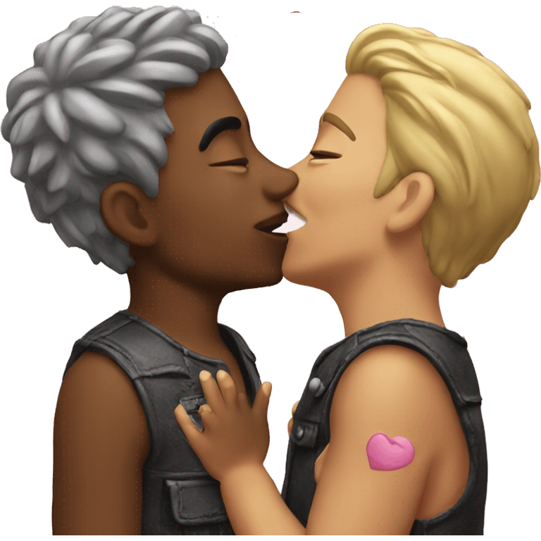 kiss-kiss emoji