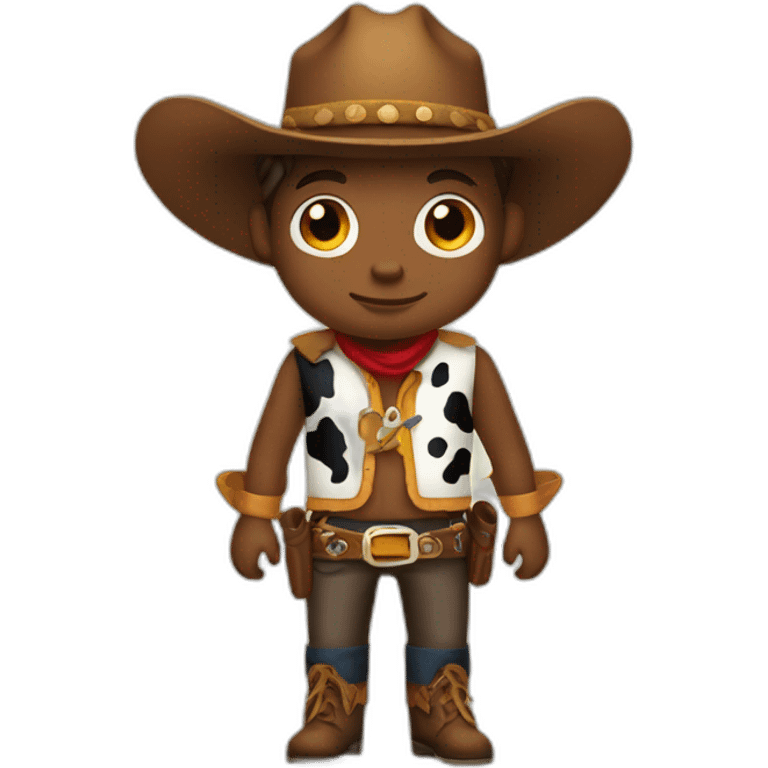 cow boy tiny emoji