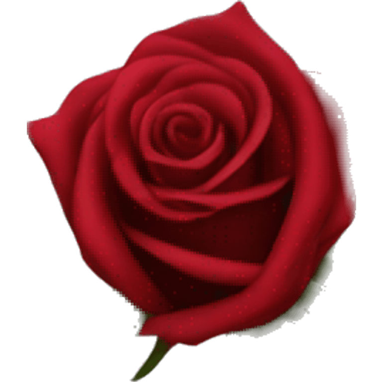 dark red rose emoji