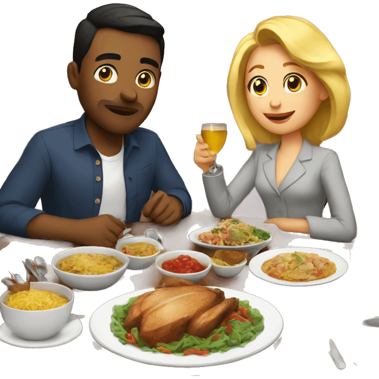 Dinner night emoji