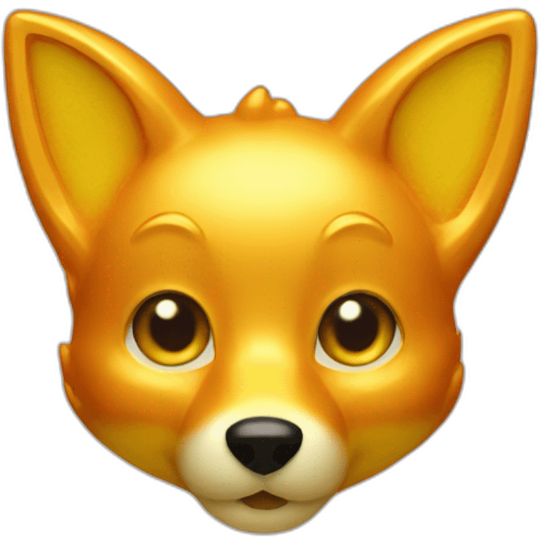 gummy fox gold emoji