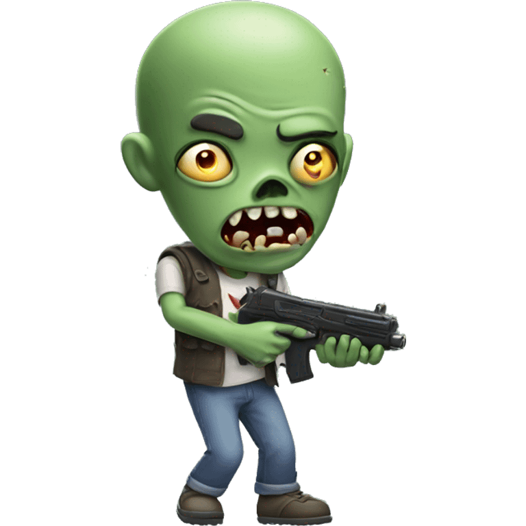 Zombie playing video game emoji