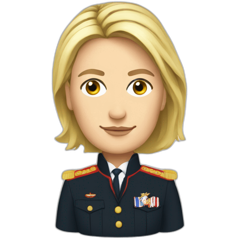 marine le pen head emoji