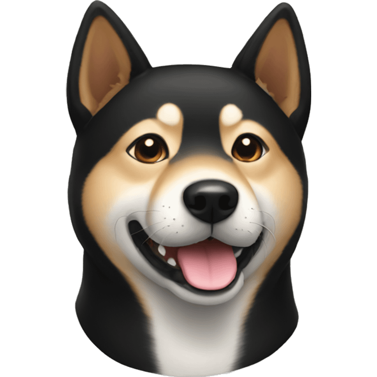 Black Shiba emoji