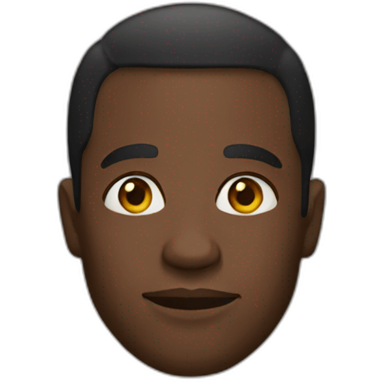 black man emoji