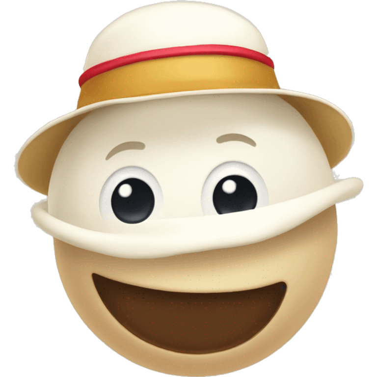 rasgulla with hat emoji