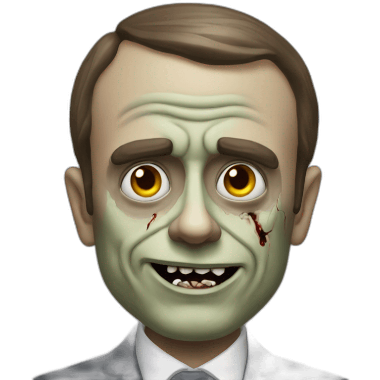 Zombie macron emoji