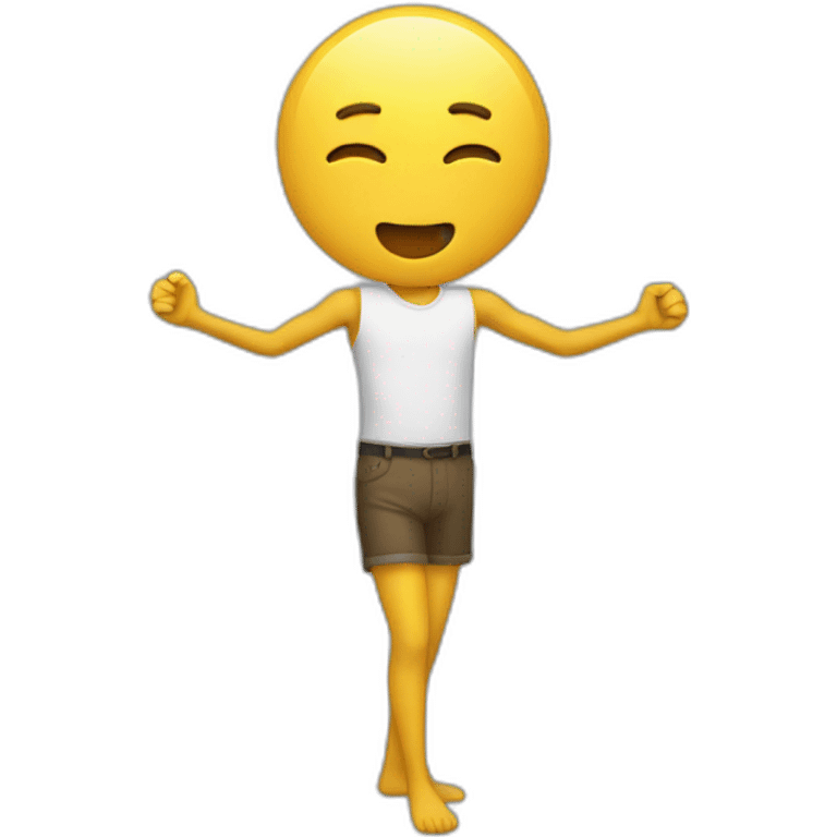 with arms and legs emoji