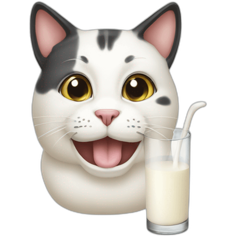 cat milk emoji