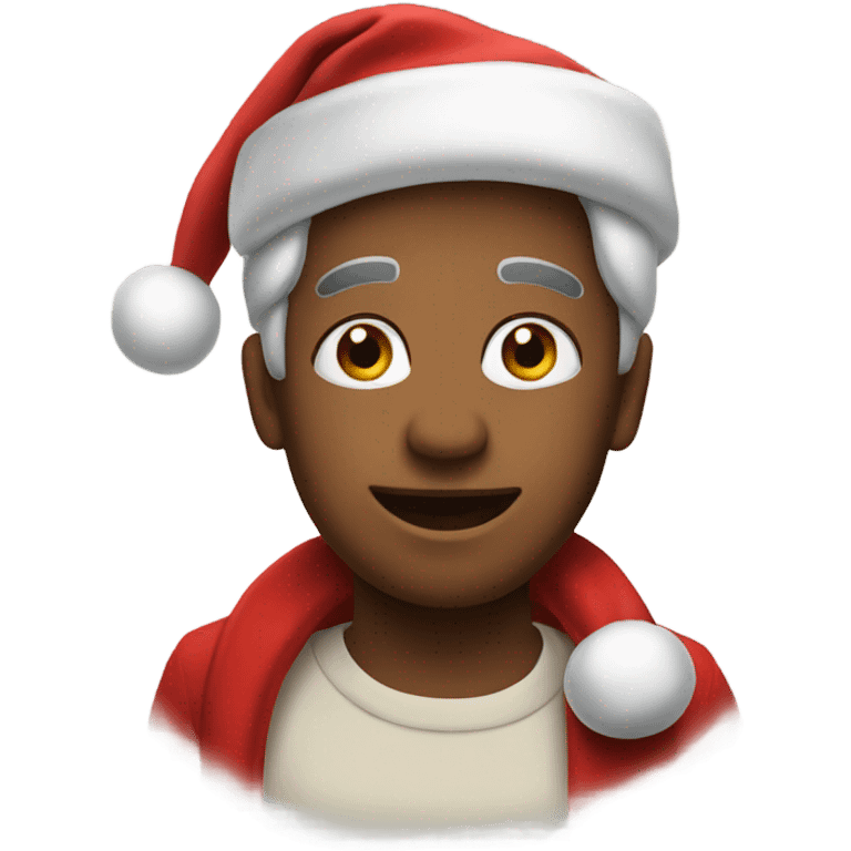 Celebrating Christmas emoji