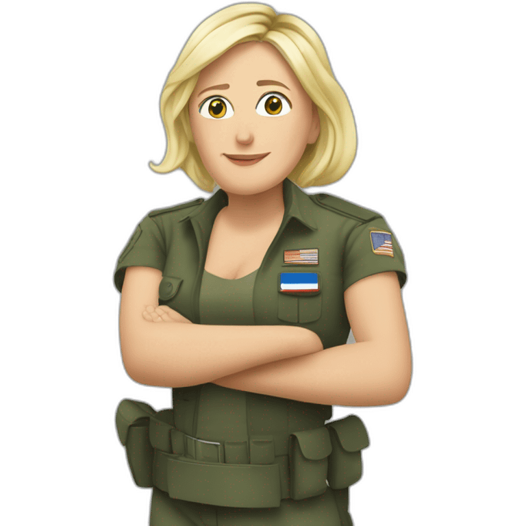 Marine le pen méchante emoji