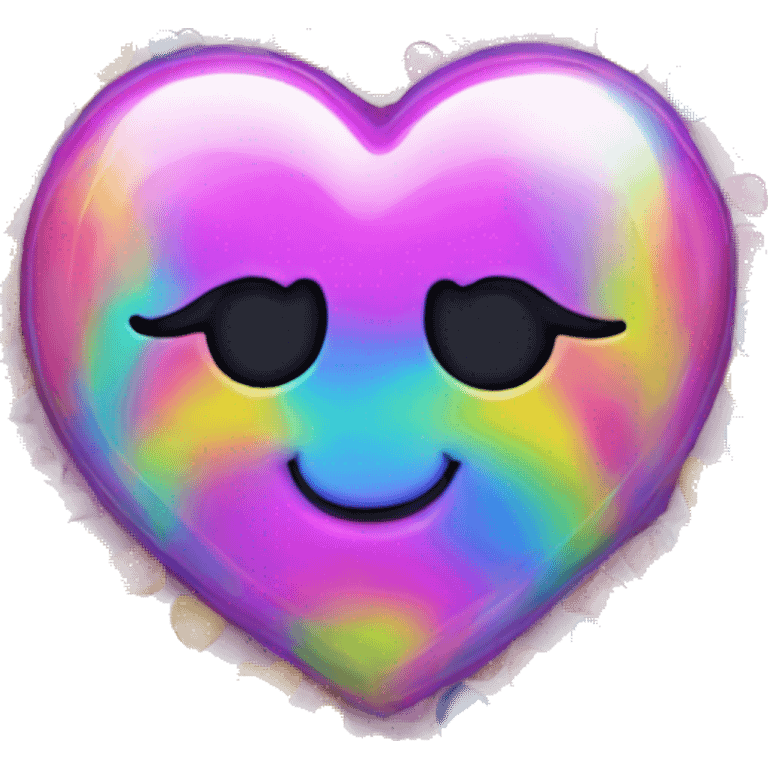 lisa frank heart emoji