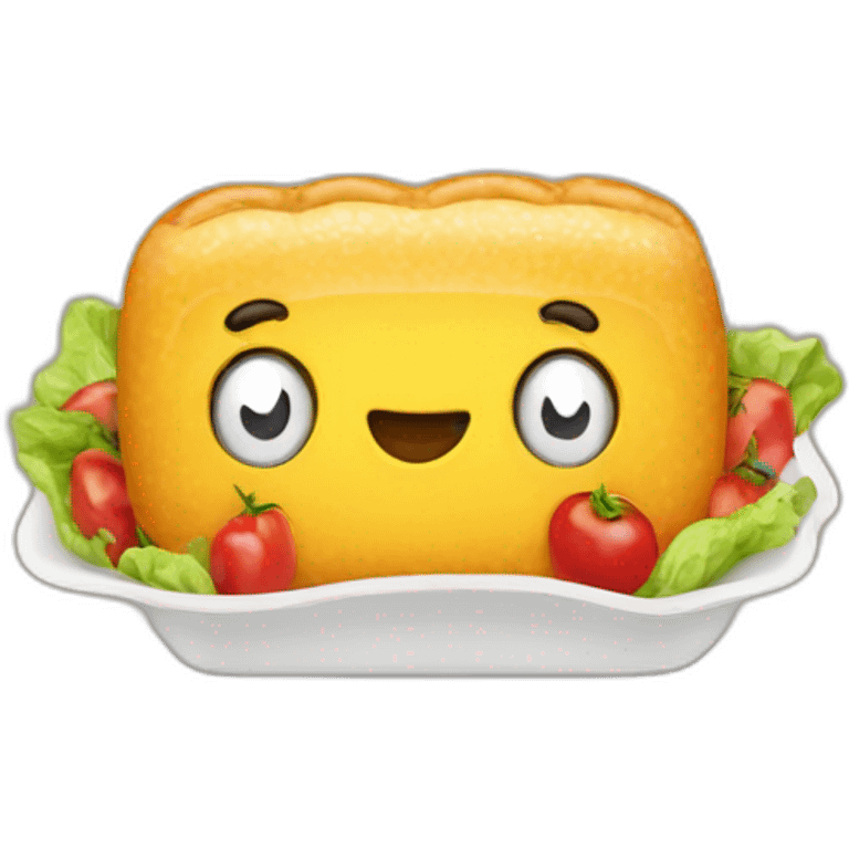 Food with free sign emoji