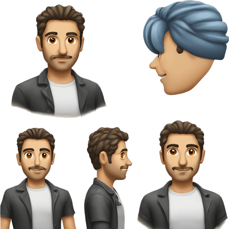 turkish software developer and handsome emoji