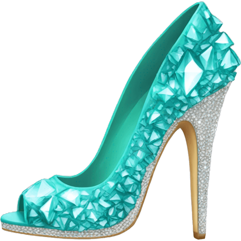 create crystal high heels emoji