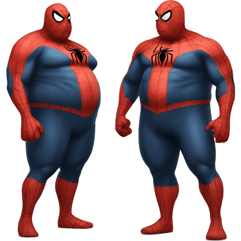 Fat fat fat spiderman emoji