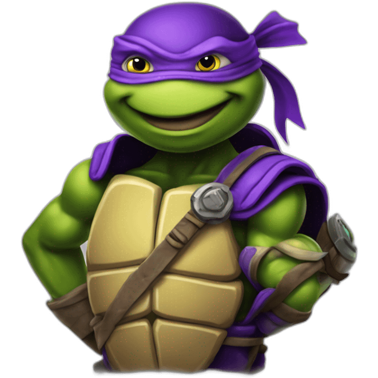 mutant teenage ninja turtle donatello emoji