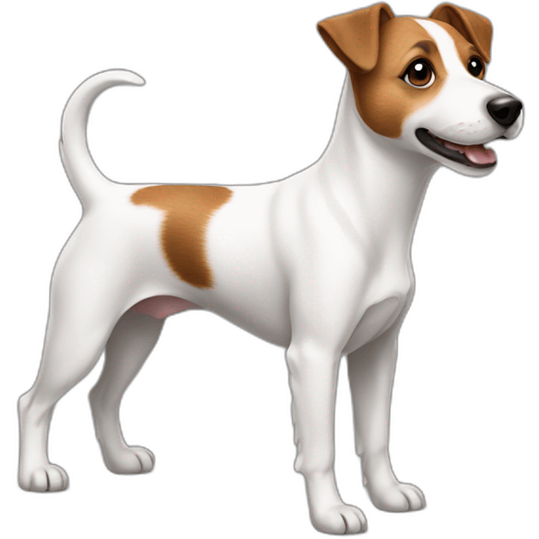 dog Jack Russell Terrier full body emoji