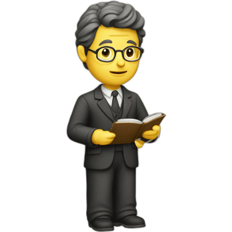 genealogist conducting research emoji