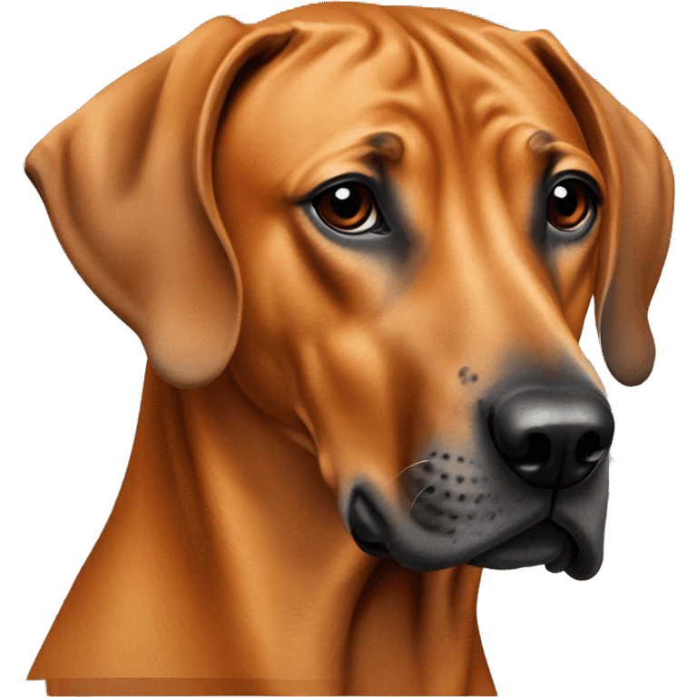 A rhodesian ridgeback  emoji