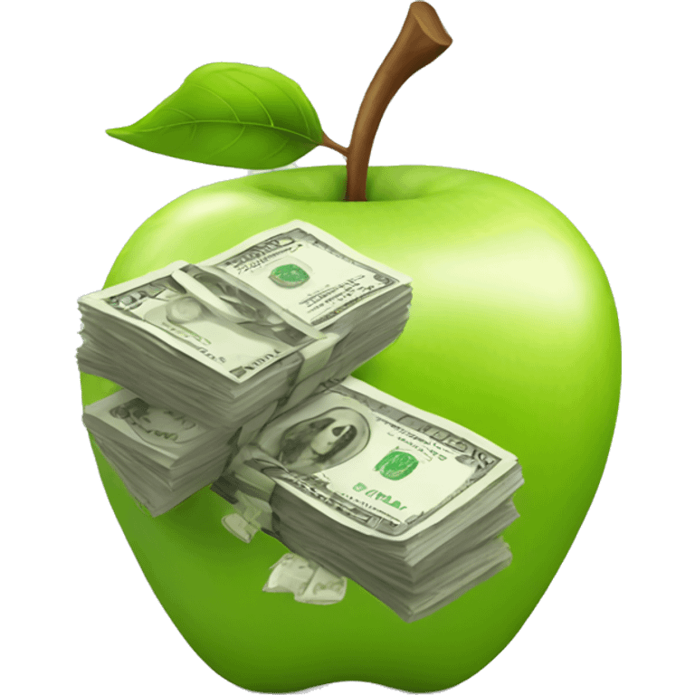 Apple gost holding a lot of cash emoji