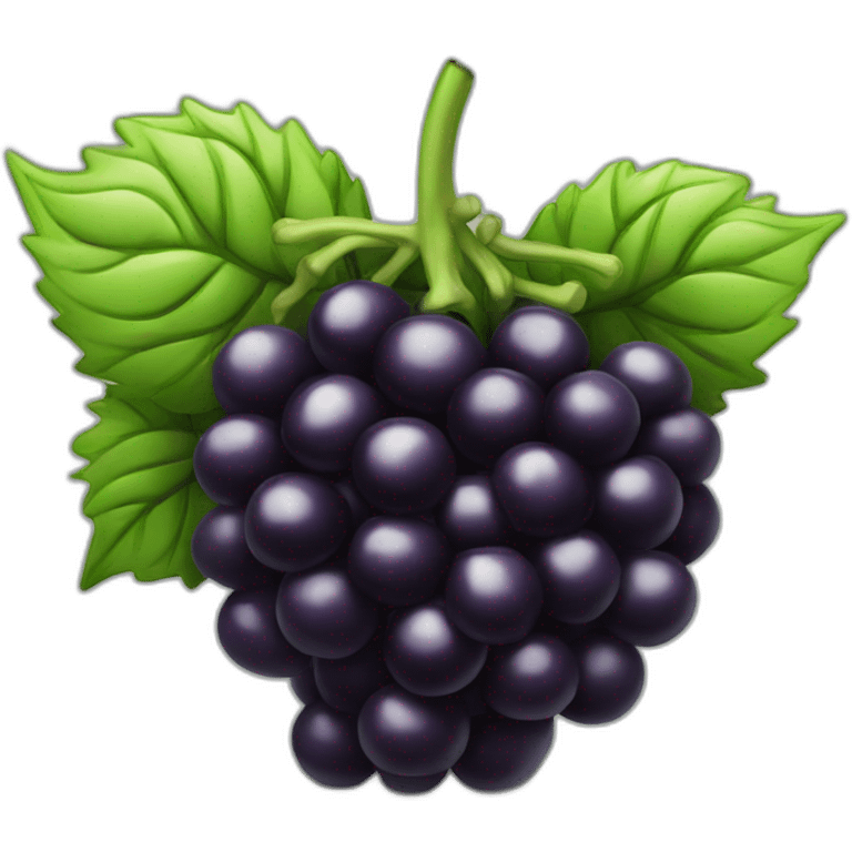 blackberry fruit emoji