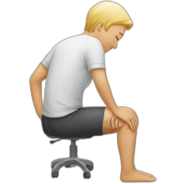 lower back pain emoji