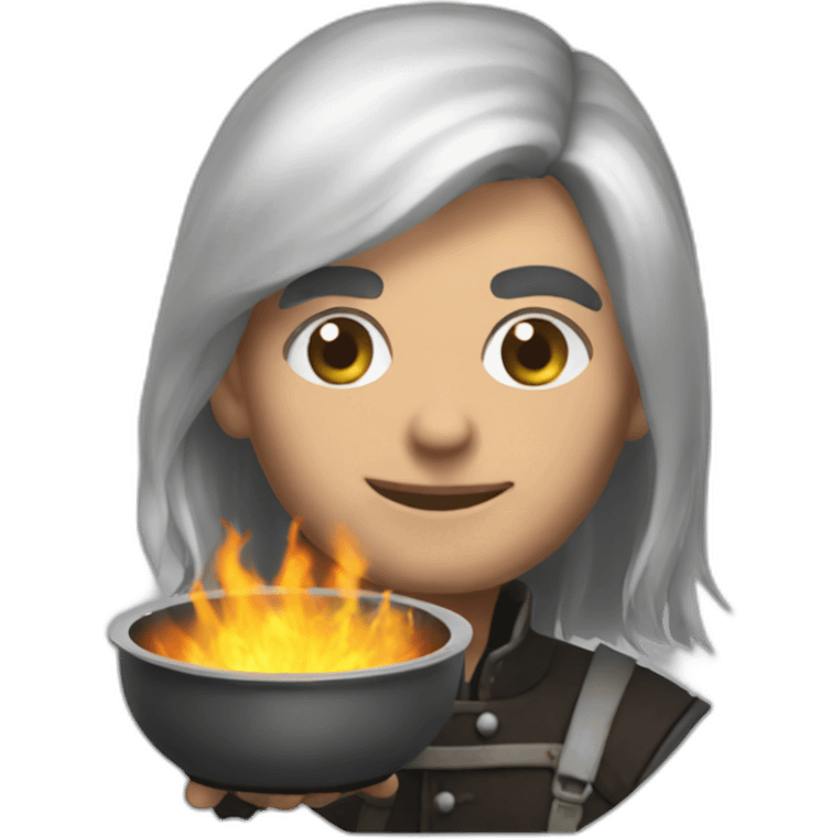 The witcher cooking emoji