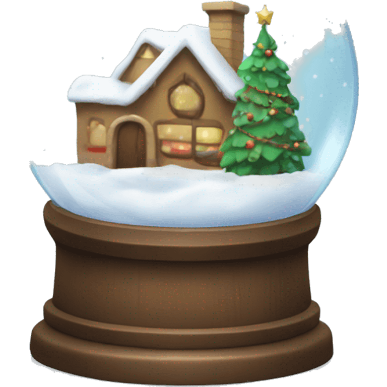 Christmas snowglobe emoji