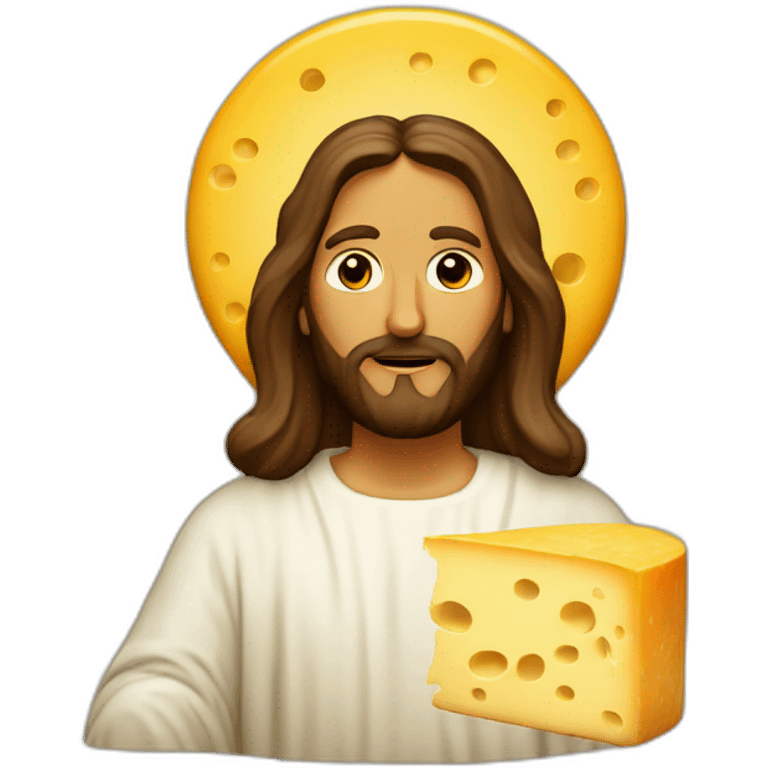 cheese jesus cheesus emoji