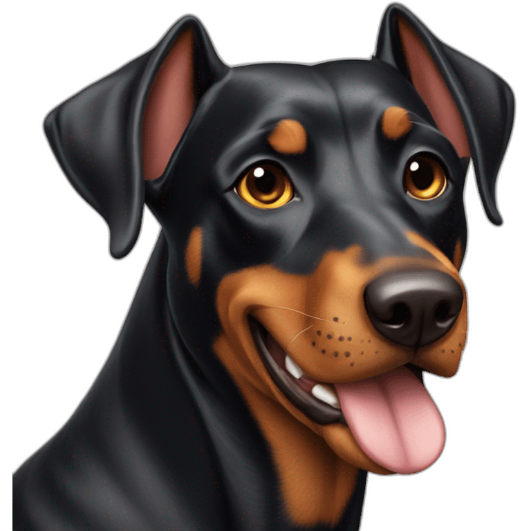 Doberdore dog emoji