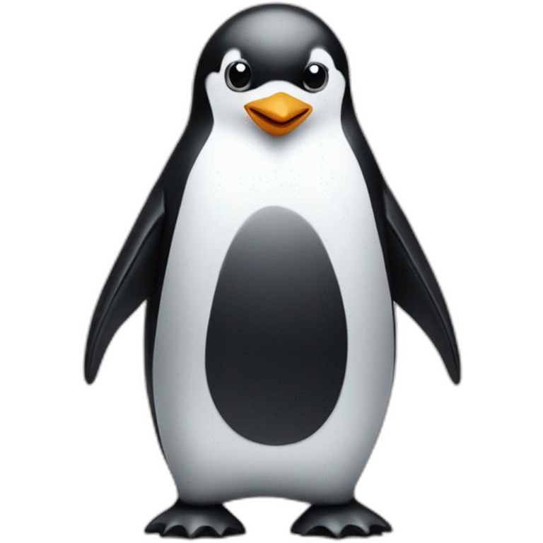 penguin with horns standing on its four legs emoji