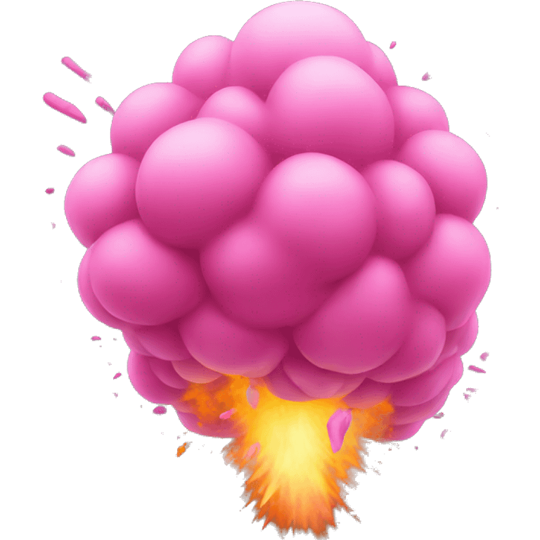 pink explosion  emoji