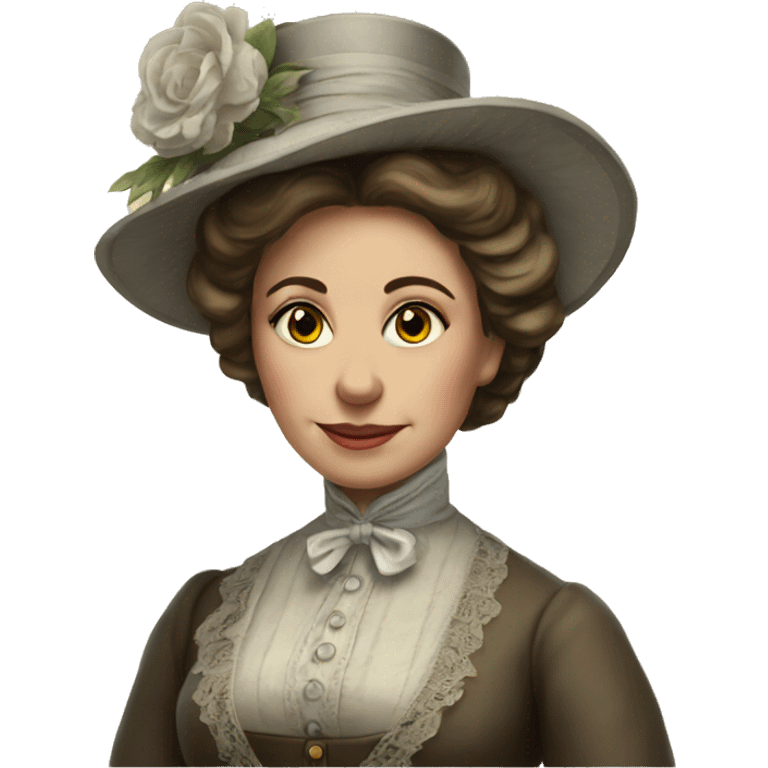 Victorian woman emoji