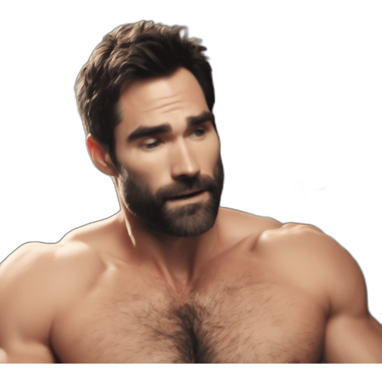 Hot bearded shirtless muscled hairy dad, nakd, tyler hoechlin emoji